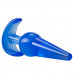 Синяя анальная пробка в форме якоря Large Anal Plug - 12,2 см.