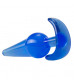 Синяя анальная пробка в форме якоря Large Anal Plug - 12,2 см.