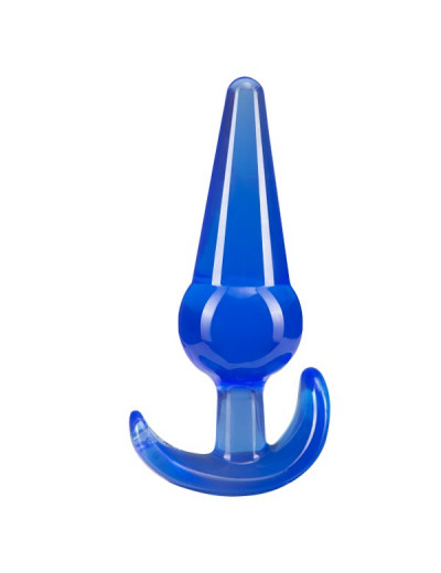 Синяя анальная пробка в форме якоря Large Anal Plug - 12,2 см.