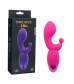 Розовый вибратор INDULGENCE Rechargeable G Kiss - 16,5 см.