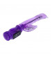 Гибкий вибромассажер со стимуляцией клитора и точки G - 22 см.