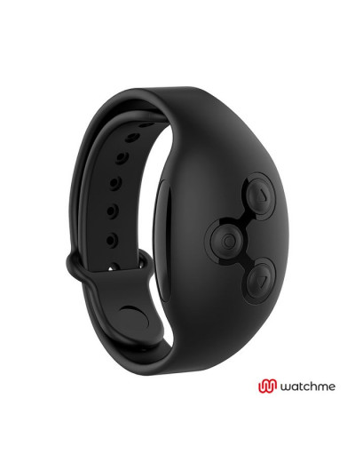 Черный вибратор с пультом-часами Anne s Desire Curve G-Spot Vibe Wireless Watchme - 20,5 см.