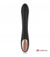 Черный вибратор с пультом-часами Anne s Desire Curve G-Spot Vibe Wireless Watchme - 20,5 см.