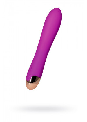 Фиолетовый вибратор-ротатор Lova-lova - 17,5 см.