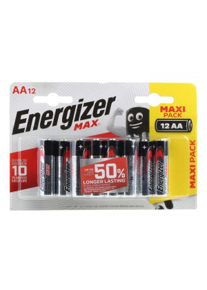 Батарейки Energizer MAX AA/LR6 1.5V - 12 шт.