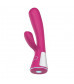 Розовый интерактивный вибратор Kiiroo Ohmibod Fuse - 18 см.