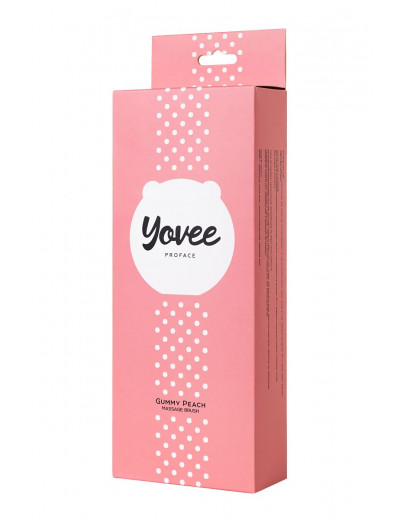 Розовый силиконовый массажер для лица Yovee Gummy Peach