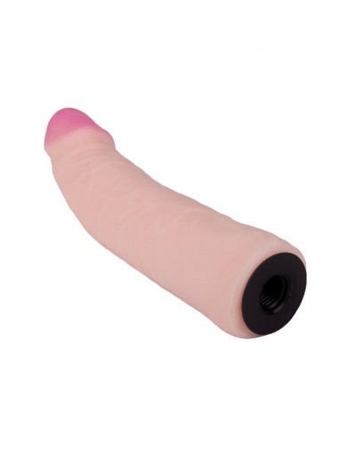 Пояс-трусики с 2 насадками Exotic-Alice - 18 см.