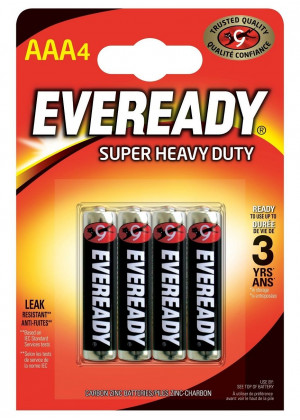 Батарейки EVEREADY SUPER R03 типа AAA - 4 шт.