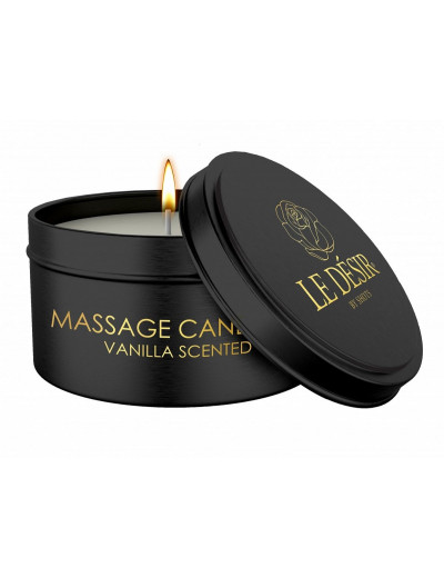 Массажная свеча с ароматом ванили Massage Candle Vanilla Scented - 100 гр.