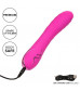 Розовый вибромассажер Insatiable G Inflatable G-Wand с функцией расширения - 21,5 см.