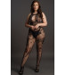 Ажурный кэтсьюит Criss Cross Neck Bodystocking