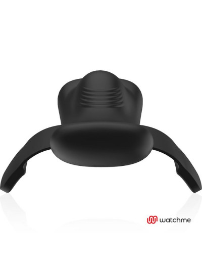Черно-золотая вибровкладка в трусики с пультом-часами Anne s Desire Vibro Panty Wireless Watchme
