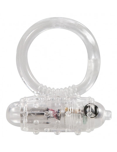 Прозрачное эрекционное виброкольцо Vibro Ring Clear