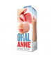 Телесный мастурбатор-ротик с язычком Oral Anne