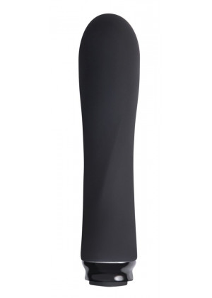 Черный мини-вибратор Compact Vibe Scarlet - 11 см.