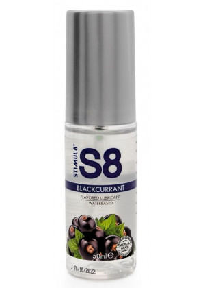 Лубрикант S8 Flavored Lube со вкусом чёрной смородины - 50 мл.