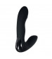 Черный вибромассажер простаты с пультом ДУ Tap It - 14,6 см.